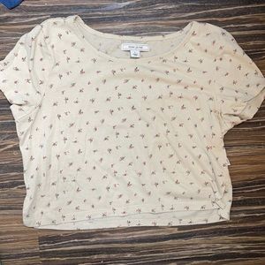 Adam Levine floral Crop Top